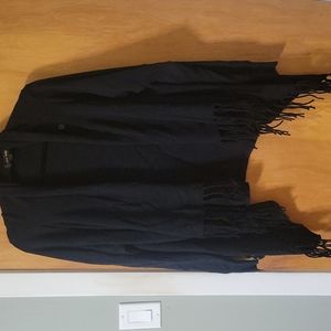 Love Tree Fringe Open Sweater